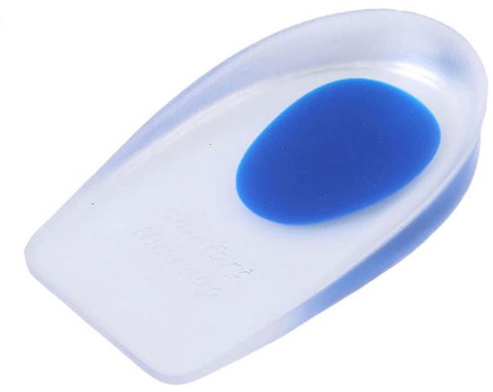 Wellhealth - Comfortabele hielspoorkussens voor extra ondersteuning - Heren - 2 paar