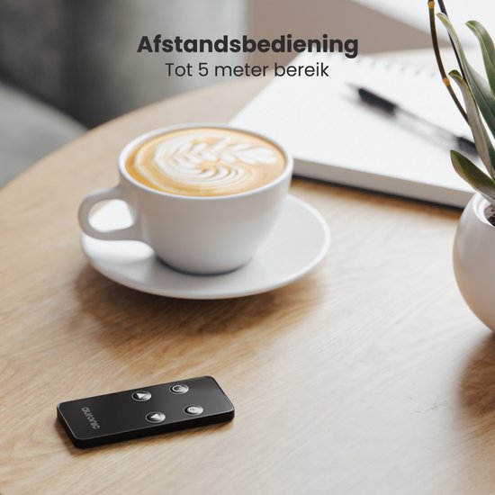Auronic Elektrische Kachel – Convectorkachel met Thermostaat en Afstandsbediening - Glazen Paneelverwarming - 1000W Heater - Wit