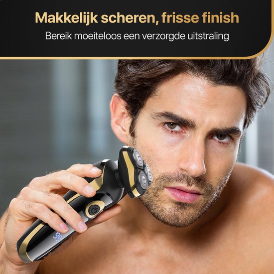 Wellshave 4 in 1 Scheerapparaat Elite - Scheerapparaat voor Mannen - Met Trimmer en Neustrimmer - Elektrische scheerapparaat - Scheren - Baardtrimmer