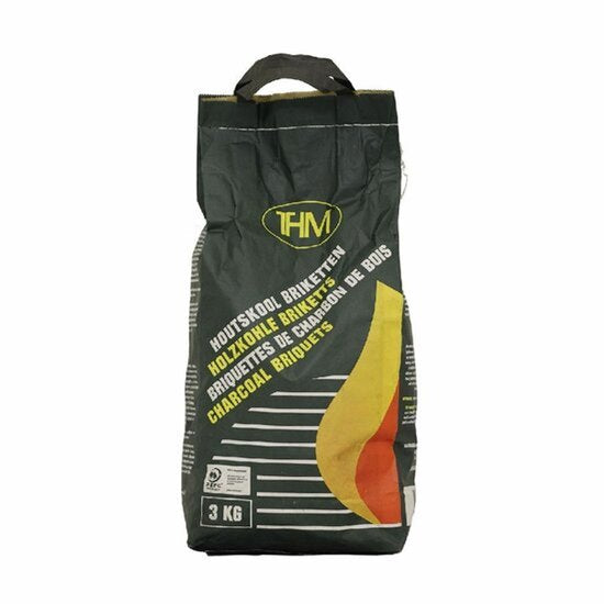 Houtskoolbriketten - 3 kg - PEFC