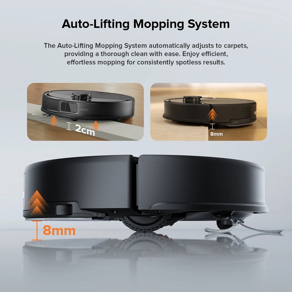 Roborock Q10 X5 Robotstofzuiger met Dweilfunctie – 10.000 Pa – LiDAR – Anti-Klit – Zwart – 35,3 × 25,8 × 52,6 cm