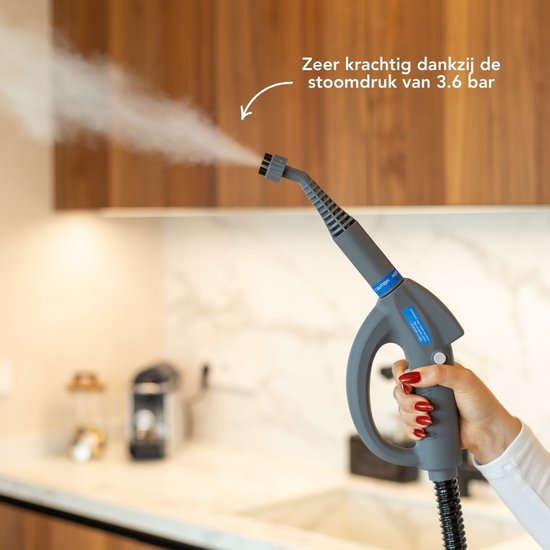 Techweise TS1 Stoomreiniger - 100+ oppervlakten - 45 minuten lang stomen - 3,6 bar - Reinigingsmachine - Stoomreiniger vloer