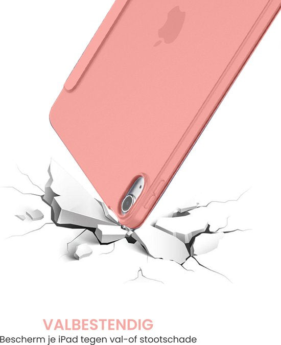 Tablet Hoes geschikt voor iPad Hoes 10e generatie (2022) 10.9 inch - iPad A16 Hoes (2025) 11 inch - Goudroze