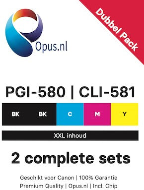 10-Pack Huismerk Cartridges voor Canon (XXL Inktcapaciteit – Zwart & Kleur – 28 ml / 13 ml – Multicolor)