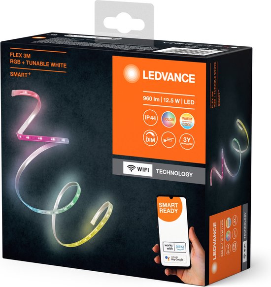 LEDVANCE SMART+ WiFi FLEX OUTD 3M LED strip, wit,12W,790lm