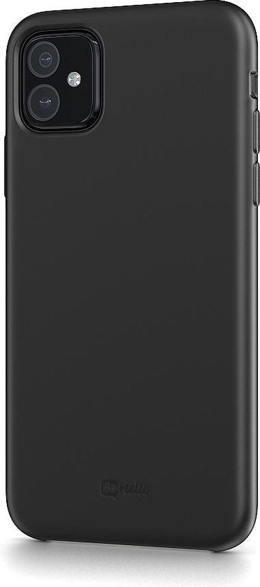 BeHello iPhone 11 Liquid Silicone Case Zwart