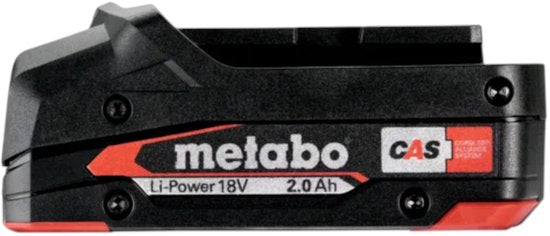 Metabo 625026000 Gereedschapsaccu 18 Volt 2,0 Ah Li-ion Luchtgekoeld