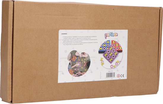 Partizzle 24x Mini Boter Kaas en Eieren Spel - Uitdeelcadeautjes - Tic Tac Toe Spelletjes - Educatief Klein Speelgoed - Grabbelton Traktatie Cadeautjes voor Kinderen - Foam