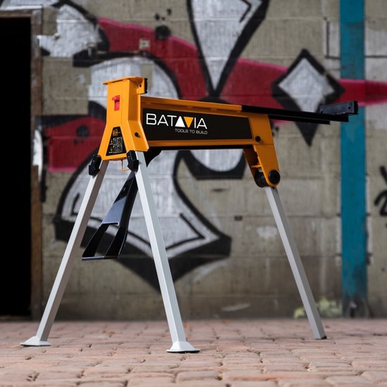 Batavia Croc Lock Compact Werkbank & Klemsysteem - Max. draagcapaciteit 150kg - Klemsysteem heeft kracht tot 1000kg - Klembereik 965mm - Maxxwork