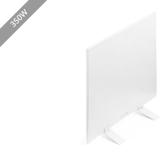 Vlectro - Slim infraroodverwarmingspaneel met instelbare timer - 350 W