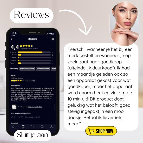 3-in-1 Ladyshave Gezicht - Oksels - Benen - Bikinilijn - Sansbeauté® - Scheerapparaat Vrouw - Ontharingsapparaat Electrisch Ontharen - Gezichtsontharing Dames - Trimmer Vrouw - Ladyshaves Bikini - USB Oplaadbaar