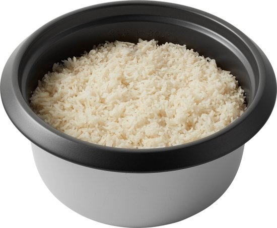 Tomado TRC1501B - Rijstkoker - Inhoud 1,5 liter - Stoommand - Warmhoudfunctie - PFAS vrij - Zwart