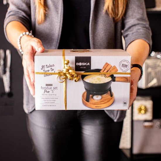 Boska Fondueset Pro S - Kaas fondue - voor 350 gram Kaas - 700 ml