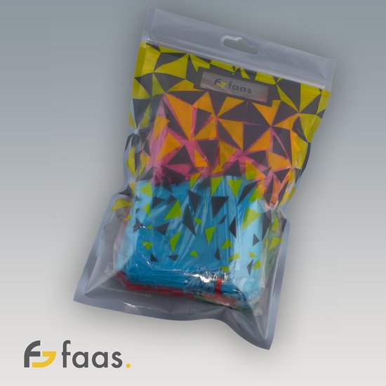 Faas Organza Uitdeelzakjes - 100 Zakjes - 10 Kleuren