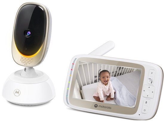 Babyfoon Motorola VM85 Connect monitor 5" Wi-fi wit