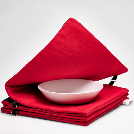 Solis Turbo Heat Bordenwarmer - Snel Opgewarmd - Betere Smaken - Gemakkelijk Wasbaar - Timerfunctie - Rood/Antraciet