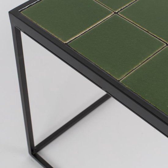 Zuiver Glazed Salontafel 93x42,5 cm Groen