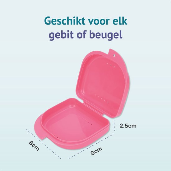 Alyze Gebits- en beugelbakje - roze