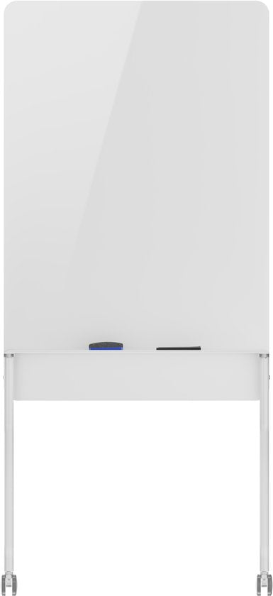 VDD - Whiteboard - White Board - Whiteboard op Wielen - White board op wielen - Whiteboard met Plank - Whiteboard Enkelzijdig