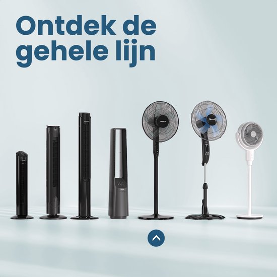 Auronic Statiefventilator - Staande Ventilator - Luchtkoeler - Vloer en tafelventilator - 3-in-1 - 12 Snelheden - Stille Ventilator - Fan - Met Afstandsbediening - Zwart