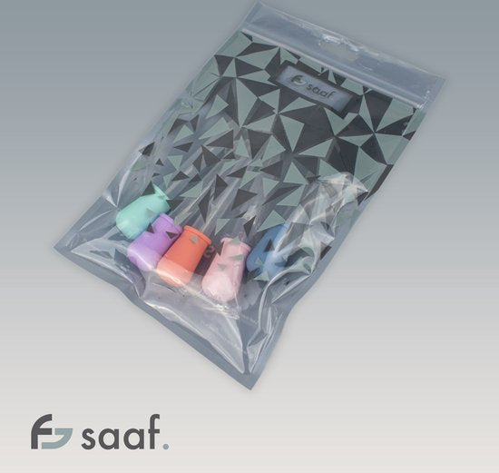 Saaf Pipet Set - Pipetflesje 5 ml - Druppelteller - Pipetten voor Vloeistoffen - 5 stuks en Kleuren