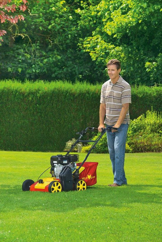 WOLF-Garten Benzine verticuteermachine VA 357 B - werkbreedte 35 cm - opvangzak 45 l - B&S motor - moshark - verticuteren - opvangen