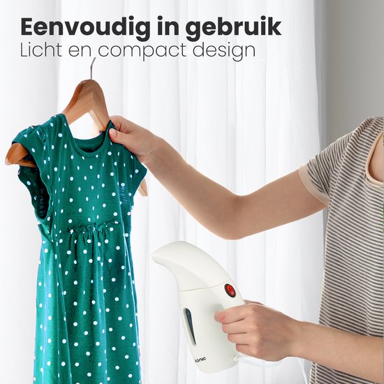 Auronic Kledingstomer - Stoomapparaat - Handstomer voor Kleding en Meubilair - 180ml - Steamer - Wit