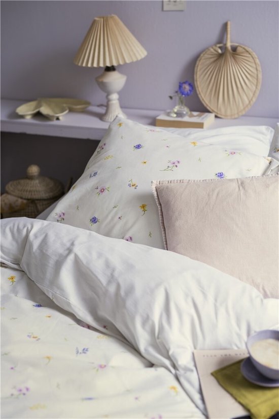 Dindi Home Dekbedovertrek Forever Spring - 200x220 - 100% katoen - Wit