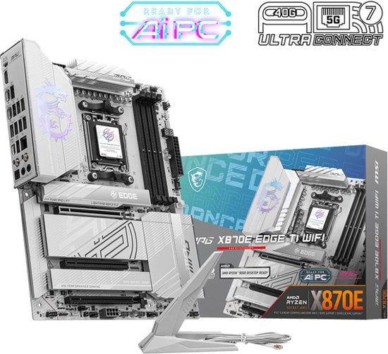 MSI MPG X870E EDGE TI WIFI moederbord AMD X870E Socket AM5 ATX