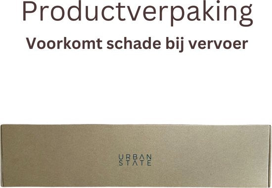 Urban State wandkapstok - kapstok hangend - essenhout - 8 haken - Piano kapstok - kapstokken - handgemaakt
