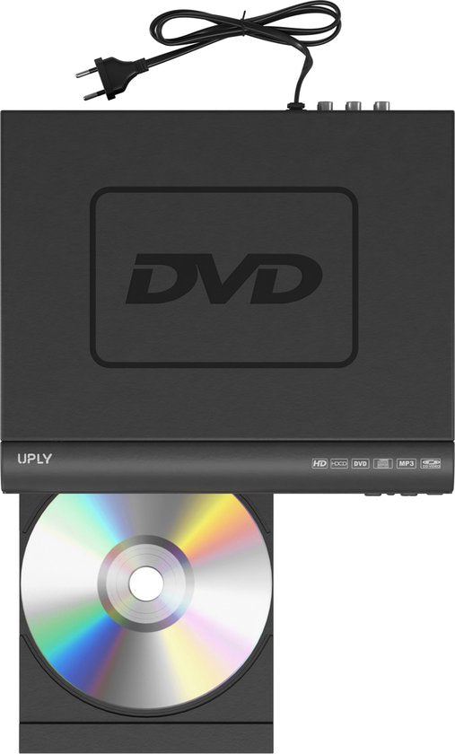 UPLY DVD Speler met HDMI - Full HD - Regiovrij - Inclusief HDMI en Afstandsbediening - DVD en CD Speler - USB