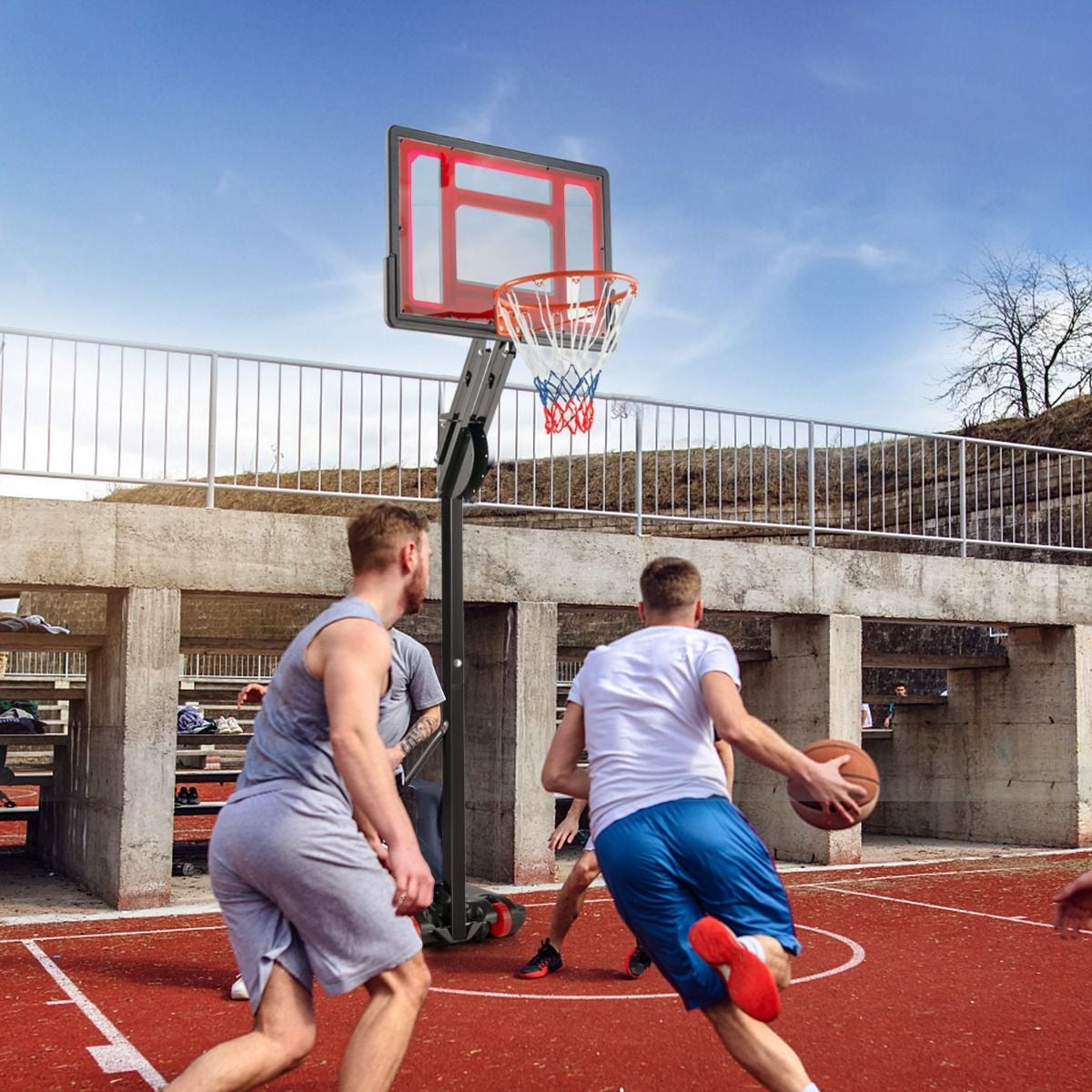 Coast Basketbalring Met Standaard - In Hoogte Verstelbaar - 228-265 cm