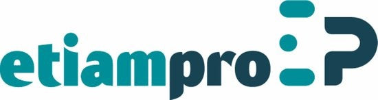 EtiamPro Dome IP-netwerkcamera, bewakingscamera, 4 MP, IR-leds, nachtzicht 30 m, vaste lens, WDR-technologie, PoE-functie, app Guarding Vision, voor binnen en buiten, wit