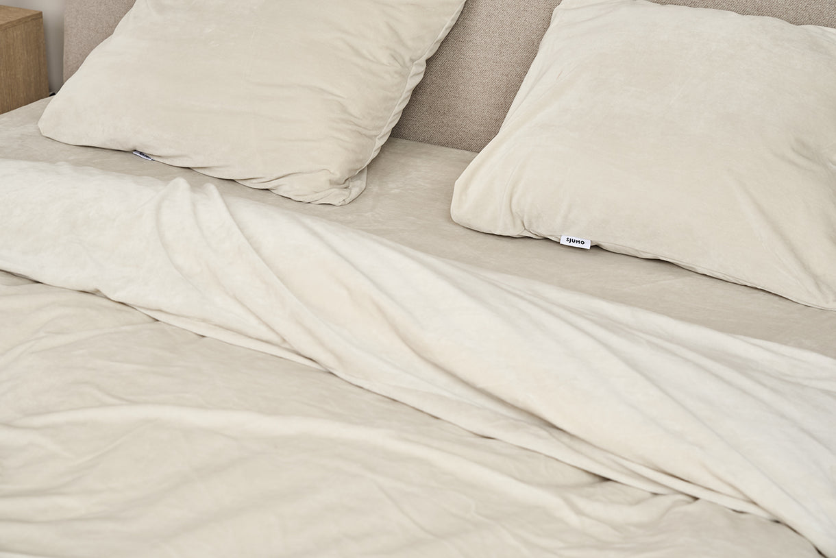 SJUMO Silky Smooth - Natural Dune - Dekbedovertrekset - 220 x 240cm