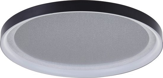 Brilliant Quito - Plafondlamp - LED 30W - 42cm - Zwart Design - Glittereffect - 3-step dim