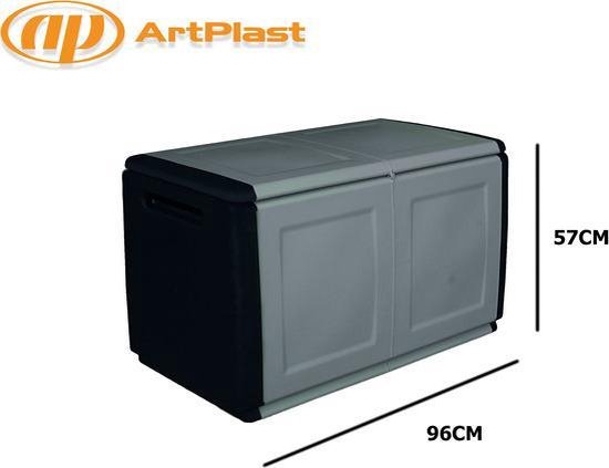 Artplast Cube 57x96x53 Cm Kofferbak Transparant