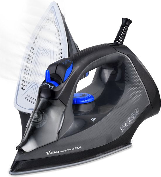 Vaive PowerSteam 2200 Strijkijzer - Stoomstrijkijzer - 2200W - Keramische Strijkzool