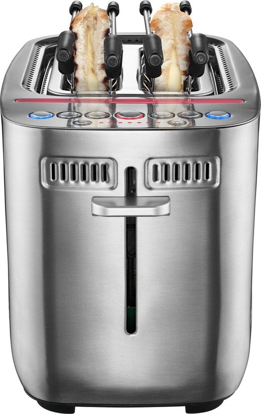 Solis Sandwich Toaster 8003 Toaster Broodrooster - Tosti Apparaat - Zilver