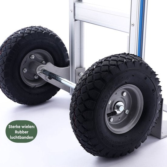 BRASQ Steekwagen Opvouwbaar Aluminium - Draagvermogen 250 KG - Transportwagen - Plateauwagen - Steekkar