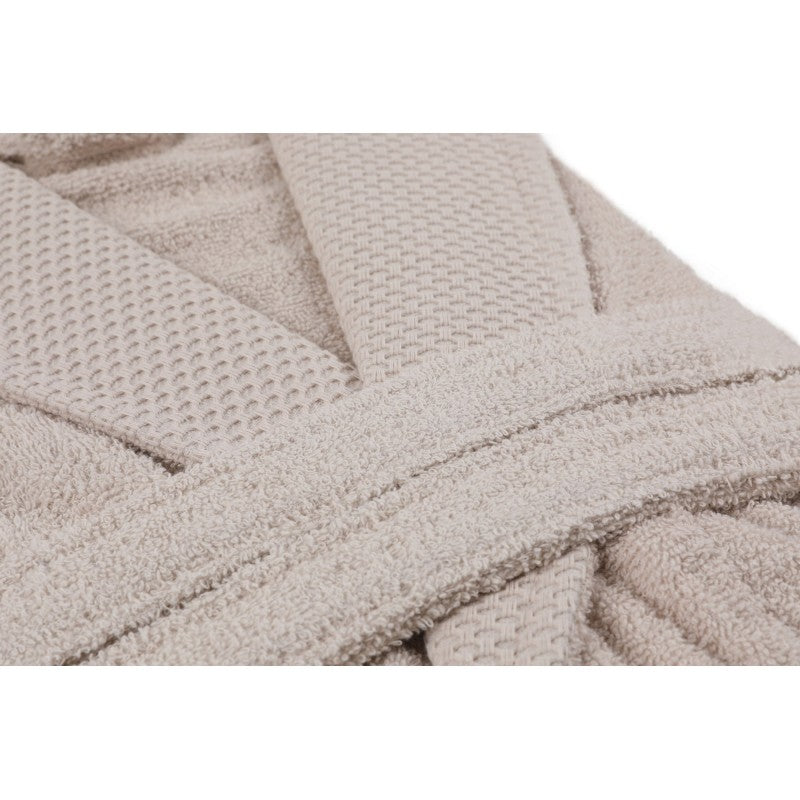 Capa Home luxe badjas katoen 360 gr/m² – cappuccino – maat S – unisex