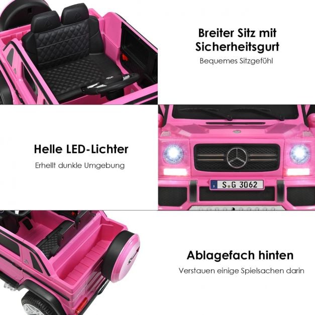 12V Gelicenseerde Mercedes Benz Maybach G650-S Kinder Rijden op Vrachtwagen Jeep op Batterij Elektrisch Voertuig met Afstandsbediening