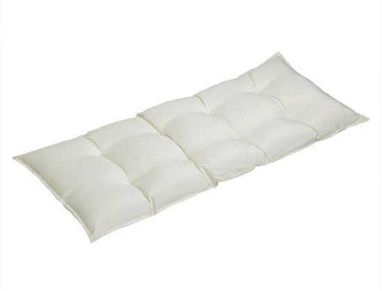 Bankkussen 110x45x8cm Viscose Binnen Buitenkussen Tuinkussen Zitkussen Crème