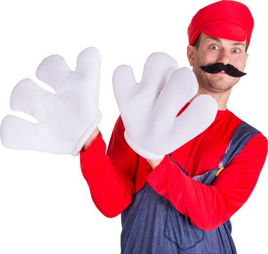 dressforfun - Herenkostuum super loodgieter Mario XL - verkleedkleding kostuum halloween verkleden feestkleding carnavalskleding carnaval feestkledij partykleding - 300041