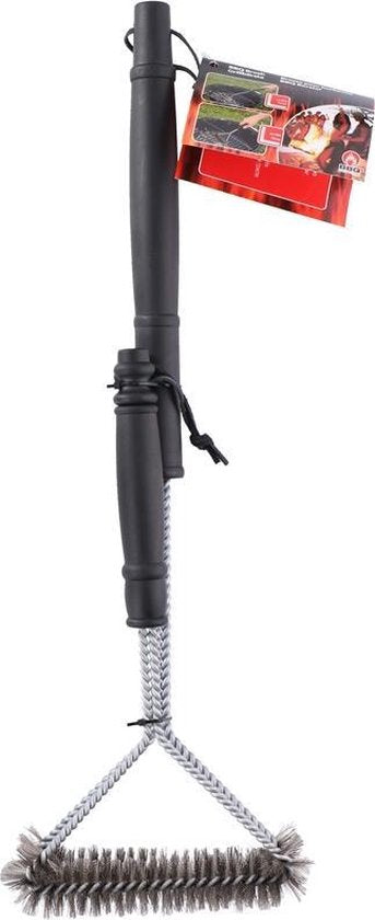 BBQ collection Barbecueborstel en Barbecueschraper - Staalborstel - Schraper - 2-in-1 BBQ Reiniger