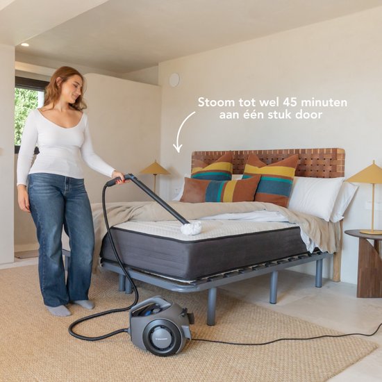 Techweise TS2 Stoomreiniger - 100+ oppervlakten - 50 minuten lang stomen - 4 bar - Reinigingsmachine - Stoomreiniger vloer