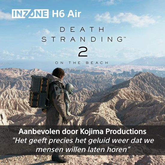 Sony INZONE H6 Air Headset Bedraad Hoofdband Gamen Zwart