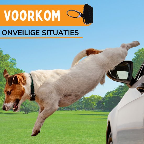 Autostoel Hond Deluxe Achterbank - Hondenmand Auto Met Veiligheidsriempje - Automand Hond - Hondenstoel - Grote Hond - Zwart - Maat M