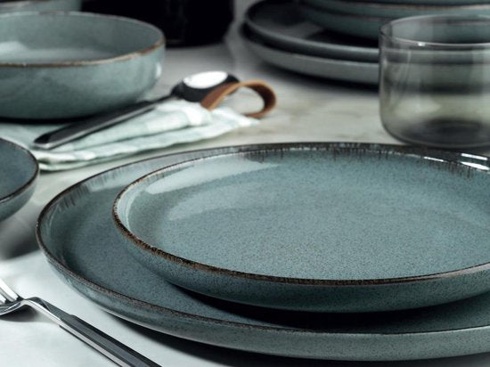 Asir - Dinerset (18-delig) - Blauw - 27 x 27 x 2,5