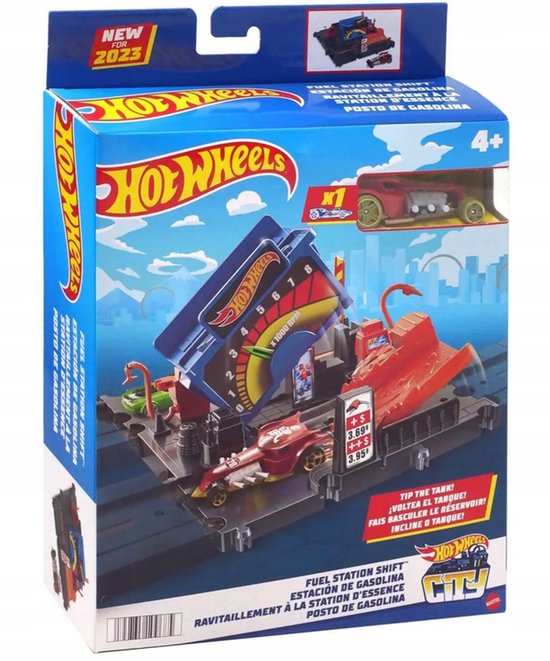Hot Wheels City Explorer Fuel Station Shift - Hot wheels uitbreiding - Hot wheels baandelen