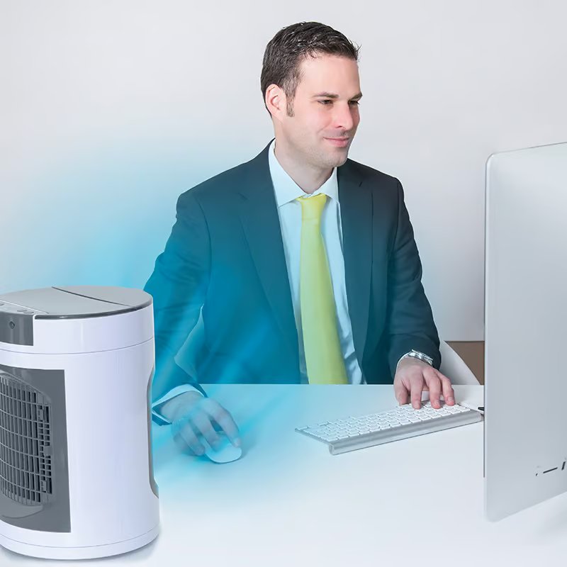 Livington SmartChill Luchtkoeler - Compact Formaat - Laag Energieverbruik - Krachtige Verkoeling